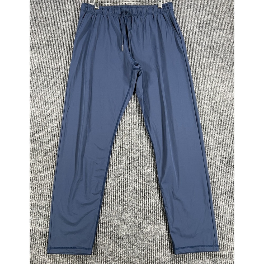 Zyia‎ Active Jogger Pants Womens Large Blue Lightweight Stretch Tapered Athletic